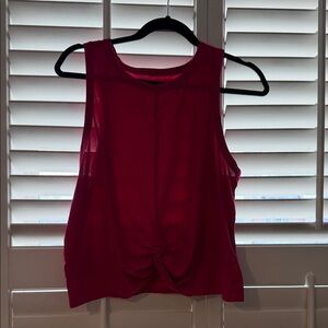 Old Navy Women's Knotted Tank Top - Deep Red